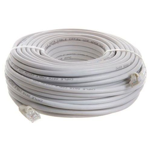 RJ45 CAT5 CAT5E ETHERNET LAN NETWORK CABLE - 100 FT WHITE