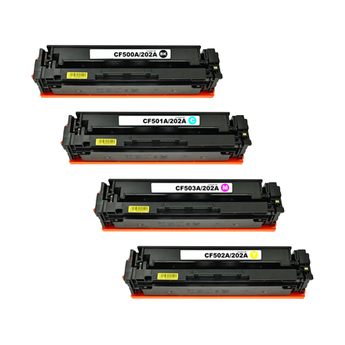 Compatible HP 202A Toner Cartridge Color Set