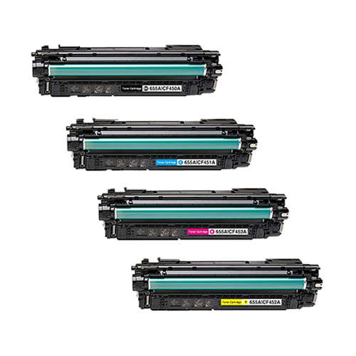 Compatible HP 655A Toner Cartridge  Color Set