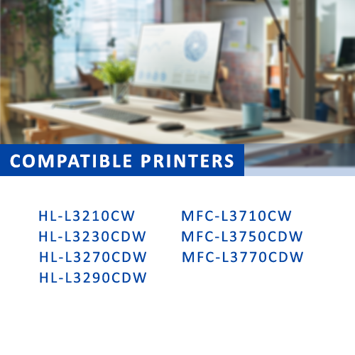 Compatible Brother TN227C High Yield Toner Cartridge
