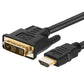 HDMI to DVI Cable (Gold Plated) -10ft
