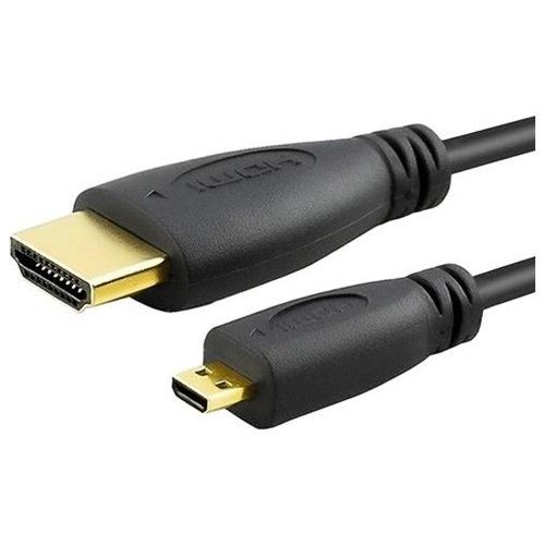 MICRO HDMI to HDMI cable Gold Plated for Cell phones - 10ft