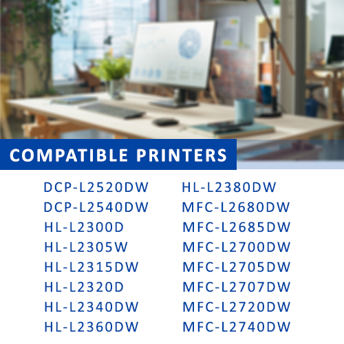 Compatible Brother TN660 High Yield Toner Cartridge - 2 Pack