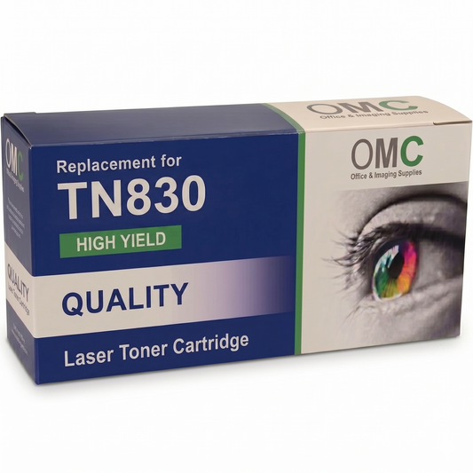 Compatible Brother TN830 Black Toner Cartridge (1,200 pages)