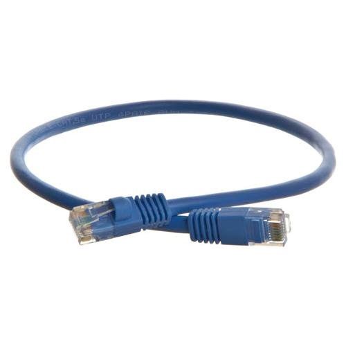 1.5FT 24AWG CAT6 UTP Snagless Ethernet Network Cable 550MHz , Blue