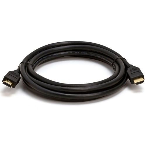 28AWG High Speed HDMI Cable with Ethernet - Black -10FT