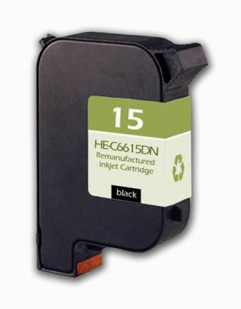 Remanufactured HP 15 (C6615DN) Ink Cartridge - Black