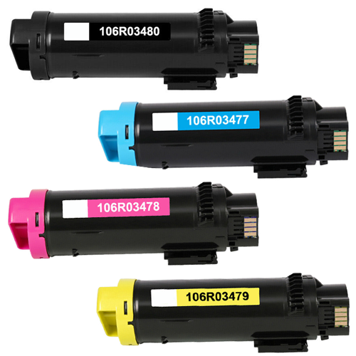 Compatible Xerox Phaser 6510 / 6515 Toner Cartridge Color Set