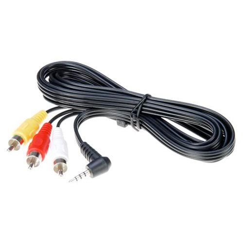 3.5mm to 3 RCA Camcorder Video Audio Cable - 6 ft