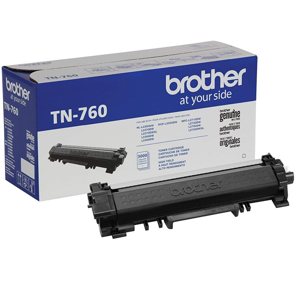 Brother TN-760 Toner Cartridge - OEM - High Yield
