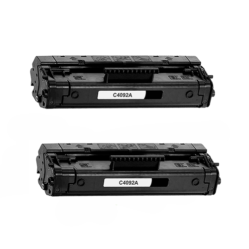 Remanufactured HP C4092A Toner Cartridge Twin Pack