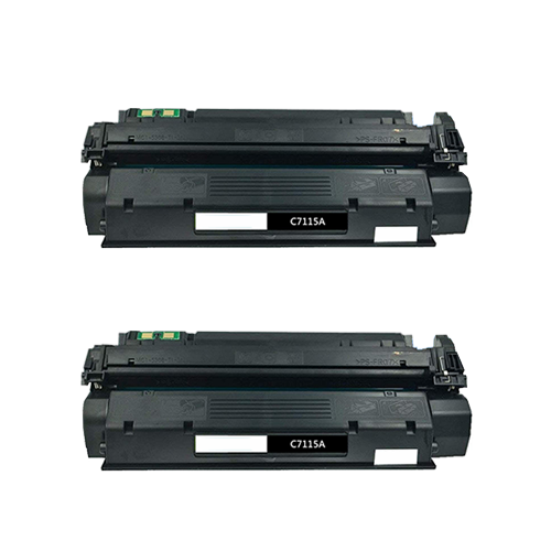 Remanufactured HP C7115A Toner Cartridge Twin Pack