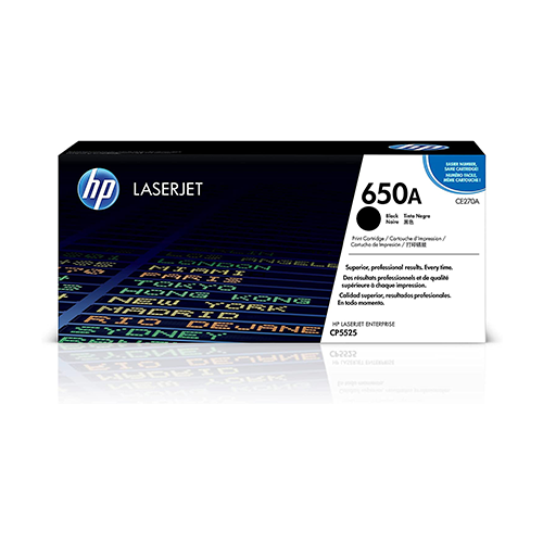 Remanufactured HP CE270A Toner Cartridge - Black