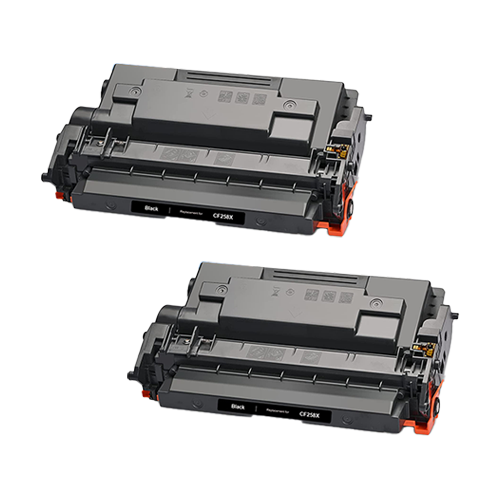 Remanufactured HP CF258X Toner Cartridge With Chip 2 Pack