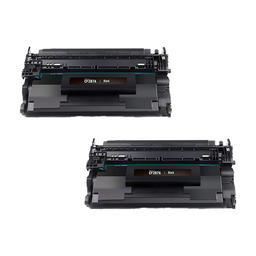 Compatible HP CF287A Toner Cartridge Twin Pack