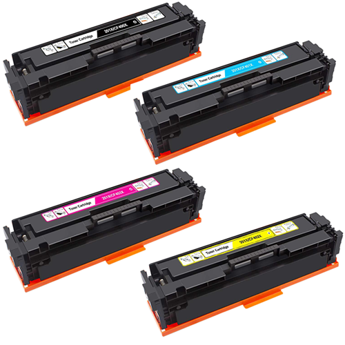 Compatible HP 201X Toner Cartridge Color Set
