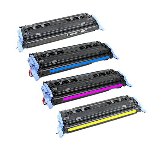 Compatible HP 124A Toner Cartridge Color Set