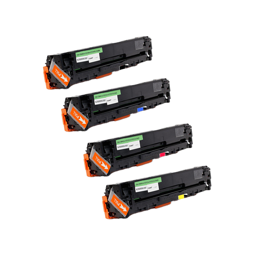 Remanufactured HP 125A Toner Cartridge Color Set