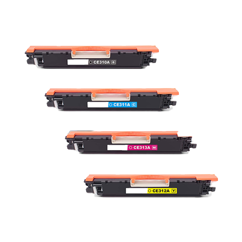 Compatible HP 126A Toner Cartridge Color Set
