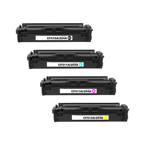Compatible HP 204A Toner Cartridge Color Set