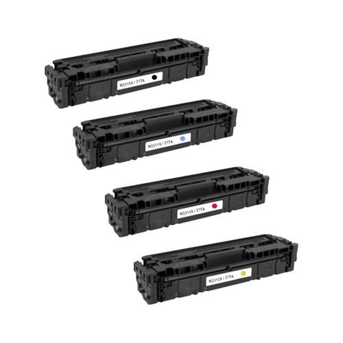 Remanufactured HP 215A Toner Cartridge Color Set With Chip