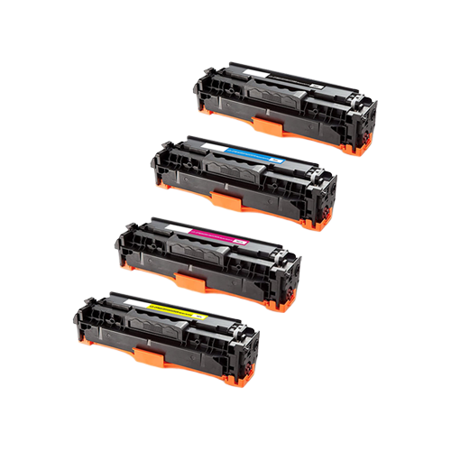 Remanufactured HP 304A Toner Cartridge Color Set