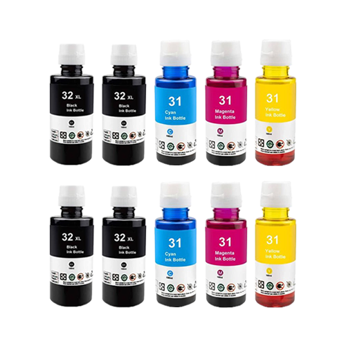 Compatible HP 32XL Ink Bottle 10 Pack