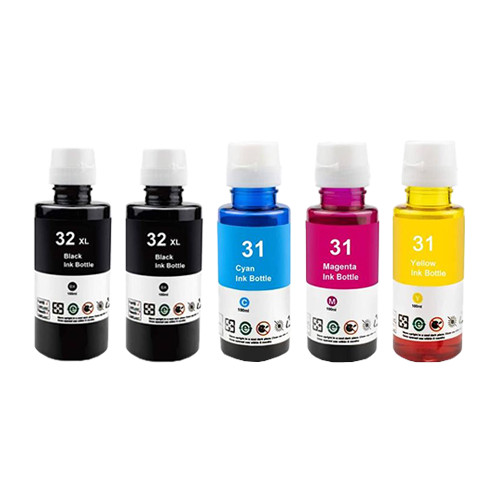 Compatible HP 32XL Ink Bottle 5 Pack