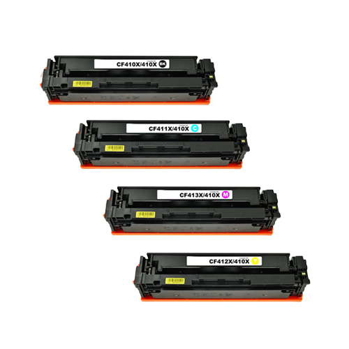 Compatible HP 410X Toner Cartridge - High Yield Color Set