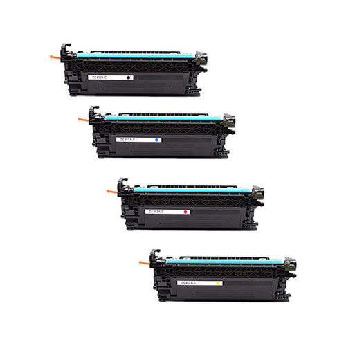 Remanufactured HP 507X Toner Cartridge Color Set