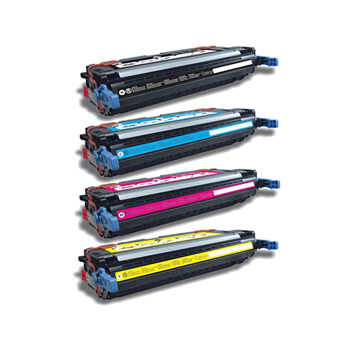 Compatible HP 644A Toner Cartridge Color Set