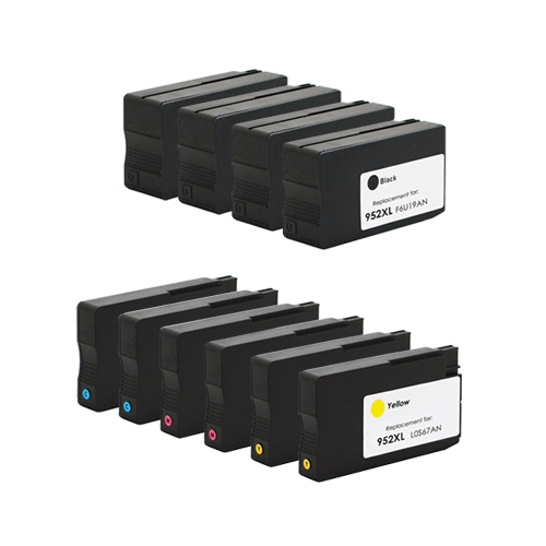 Compatible HP 952XL Ink Cartridge Color Set - 10 Pack