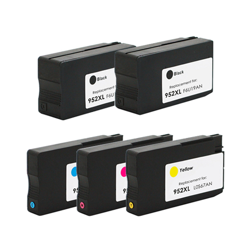 Compatible HP 952XL Ink Cartridge Color Set - 5 Pack
