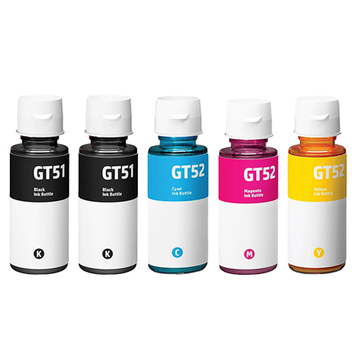 Compatible HP GT51XL Ink Bottle 5 pack