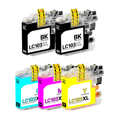 Compatible LC103 Ink Cartridge - 5 Pack