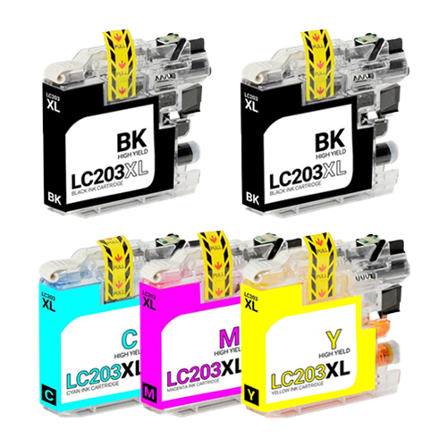 Compatible LC203 Ink Cartridge - 5 Pack