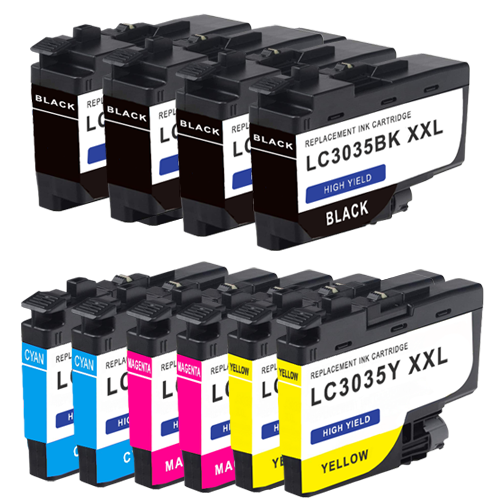 Compatible LC3035 Ink Cartridge - 10 Pack