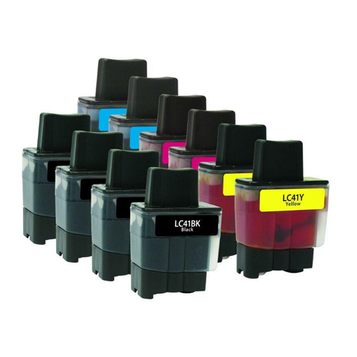 Remanufactured LC41 Ink Cartridge - 10 Pack