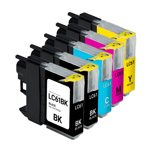 Remanufactured LC61 Ink Cartridge - 5 Pack