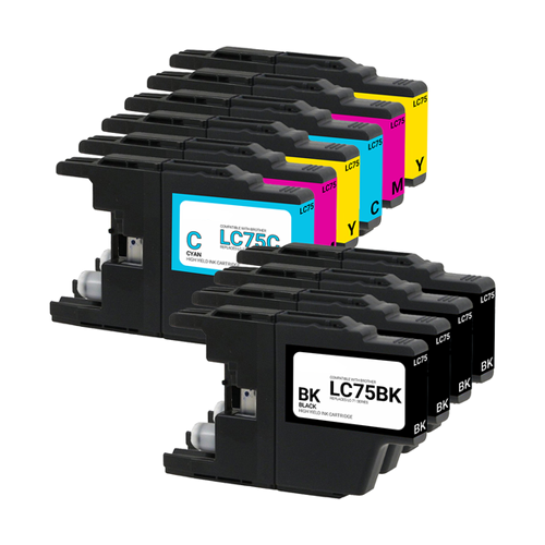 Remanufactured LC75 Ink Cartridge - 10 Pack