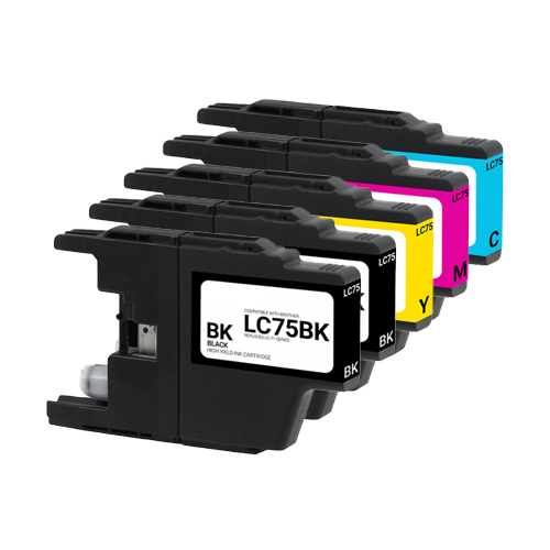 Remanufactured LC75 Ink Cartridge - 5 Pack