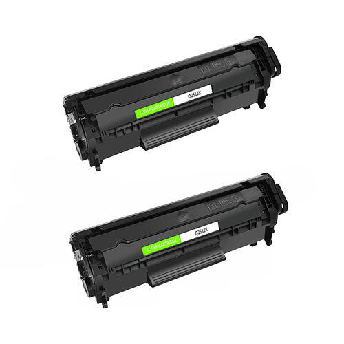 Compatible HP Q2612X Toner Cartridge High Yield Two Pack