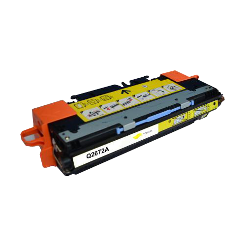 Compatible HP Q2672A Toner Cartridge - Yellow