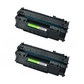 Compatible HP Q7553A Toner Cartridge Twin Pack