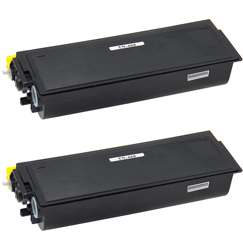 Compatible Brother TN460 Toner Cartridge - 2 Pack