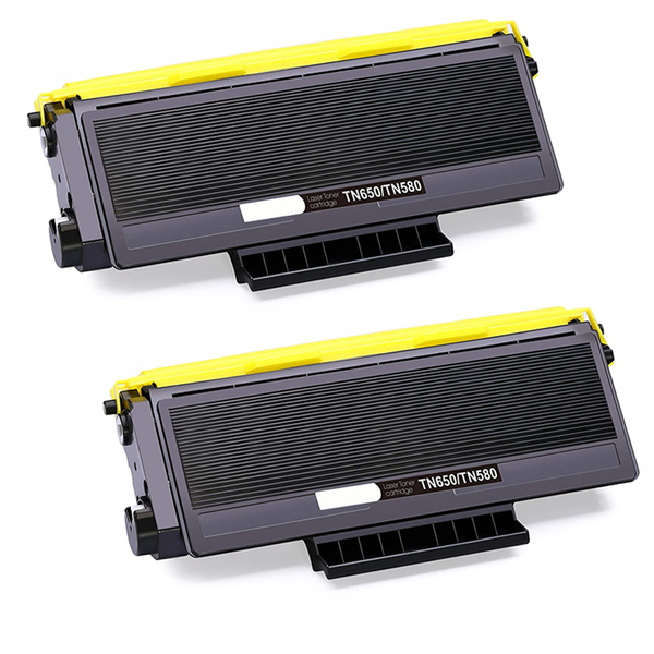 Compatible Brother TN650 High Yield Toner Cartridge - 2 Pack – OHmyCables