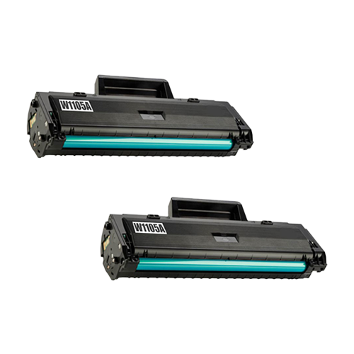 Compatible HP W1105A Toner Cartridge Jumbo Twin Pack