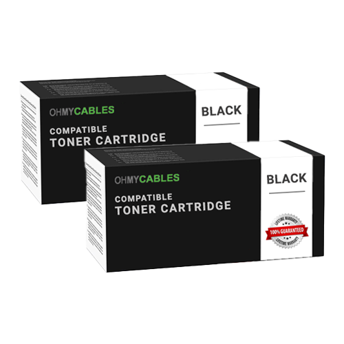 Compatible HP W1410X Toner Cartridge Twin Pack