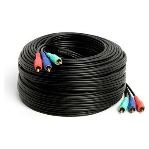 Component Video Cable 3-RCA Gold HDTV RGB YPbPr - 100 FT