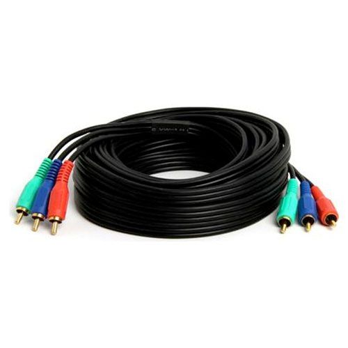 Component Video Cable 3-RCA Gold HDTV RGB YPbPr -12 FT